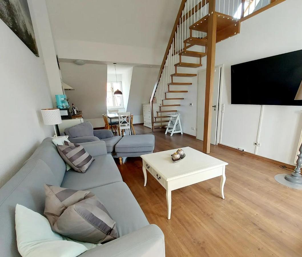 Hochwertige Ferienwohnung Direkt Am Wasser Mit Balkon Greifswald Exterior photo